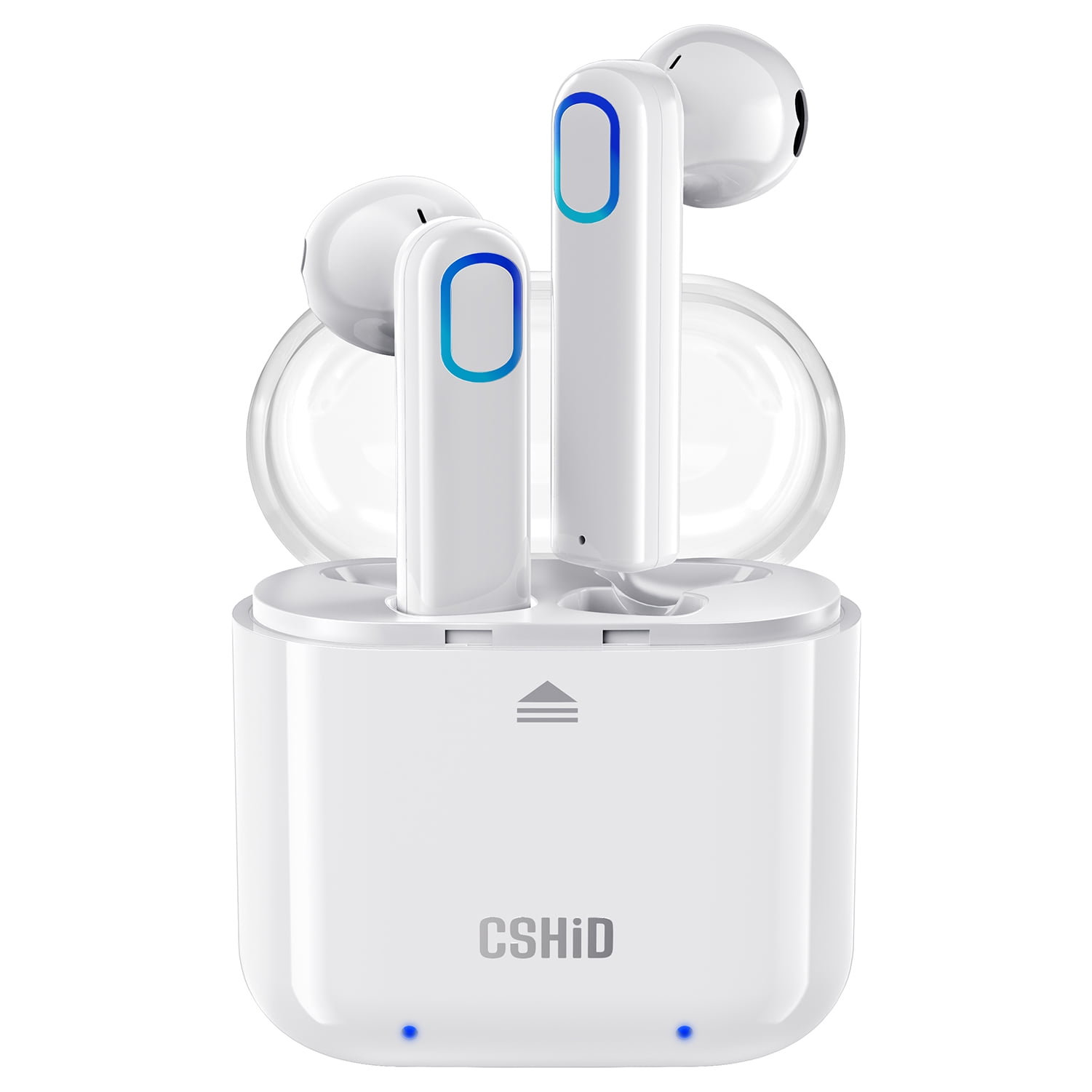 UEUDAHH-1Bluetooth 5.0 Headset Earbuds Headphones Built-in Microphone Charging Box,Touch Control,IPX5 Waterproof，3D Stereo Noise Reduction,30H WorkTime,Pop-ups Auto Pairing for iPhone Airpods/Android 