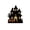 B, variant on Halloween Decorations Indoor Wooden Silhouette Tabletop Ornament for Fall Decor & Room Decor, Spooky Horror Decor Accent for Home Shelf Mantel Party Display, 5.9 Inch - A