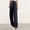a_Black, variant on LVHAOGJOB Length Pants for Women Wide Leg Breathable High Waist Plus Size Loose Fit Womens