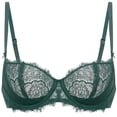 thumbnail image 1 of Sostén DOBREVA 42DD Encaje Sin Relleno Balconette Push Up Esmeralda, 1 of 7