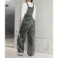 thumbnail image 4 of Teen Girls' Denim Overall Jumpsuits Kids Casual Sleeveless Overalls Girls Wide Leg Jeans Pants Girls 1 Piece Rompers with Pockets Girls Clothes Size 10-11Years, 4 of 5