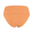 thumbnail image 5 of MNCEKFOD Womens Swim Bottoms Summer Beach High Waist Pleated Swim Trunks Double Layered Triangle Swimsuit Bathing Suit Bottoms Orange L, 5 of 6