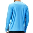 thumbnail image 2 of WELIGU Men's Long Sleeve Shirts Lightweight UPF 50+ T-Shirts Fishing Blue Size Small, 2 of 6