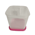 thumbnail image 2 of Recipiente Modular Cuadrado Tupperware Rosa 4 Litros 4 Litros, 2 of 4