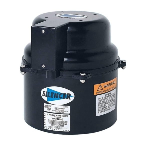 Air Supply 6316220F 1.5 HP 240V Silencer Blower
