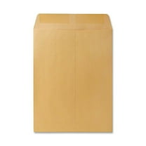 Catalog Envelope 12 1/2, Sq Flap, Gummed Closure, 9.5 x 12.5, Brown Kraft, 250/Box
