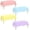 Pastel Rectangle, variant on 4 Pcs Pastel Table Cloths for Parties Plastic 54x72 Inch Rainbow Pastel Tablecloth Disposable Colorful Rectangle Table Cover Decoration for Birthday Baby Shower Wedding Princess Ice Cream