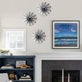 thumbnail image 2 of Longree 1PC Modern Hand Blown Gass Wall Art Platter, 12 Inch Diameter, Light Gray, 2 of 7