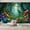 Color 2, variant on Wallpaper Magical Forest Scene Glowing Fairies Butterflies Fantasy Peel and Stick Wall Murals 100"H x 144"W Removable PVC Wall Paper Self-Adhesive Wall Paintings Art Decor for Bedroom Living Room