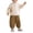 Brown, variant on Mercatoo Toddler Fleece Sweatpants Baggy Wide Leg Elastic Waist Joggers Pants Winter Baby Boys Girls Casual Athletic Pants