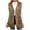 Brown., variant on Akafmk Faux Furs Vests for Women,Sleeveless Winter Warm Jacket Coats,Womens Ladies Warm Faux Furry Long Coat Jacket Winter Solid V-neck Outerwear Coats Vests for Fall and Winter