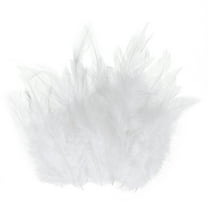 Uxcell 300-Pack Feathers for Crafting, White 3.15-5.90 Inch Natural Fluffy Feathers Plume for Wedding Decorations Feathers