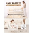 thumbnail image 6 of Baby Bassinet Bedside Sleeper - Upgrade Safety Bassinets with Crib Sheet, Easy to Move, 6 of 7