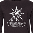 thumbnail image 4 of Inktastic Virginia Beach VA Nautical Long Sleeve Youth T-Shirt, 4 of 5