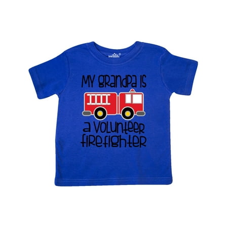 

Inktastic Volunteer Firefighter Grandpa Gift Toddler Boy or Toddler Girl T-Shirt