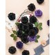 thumbnail image 4 of Rosas artificiales DuHouse, 25 unidades, espuma negra, tallos de 8 cm, 4 of 5