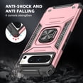 thumbnail image 6 of Casetego Shockproof Floral Rugged Cell Phone Case for Google Pixel 8 Pro, Rose Gold, 6 of 6