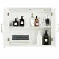 thumbnail image 2 of Topbuy Bathroom Mirror Cabinet with Two Shelves, White, 2 of 5