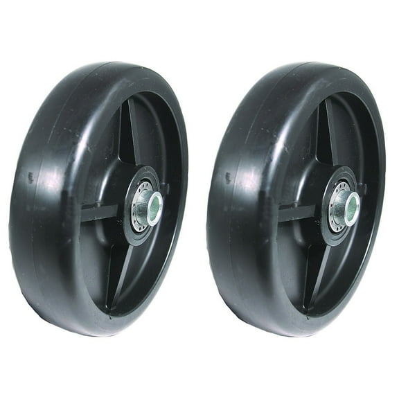 RAParts Set of 2 New Mower Deck Wheels Fits John Deere 48", 54", 60", and 72" Decks