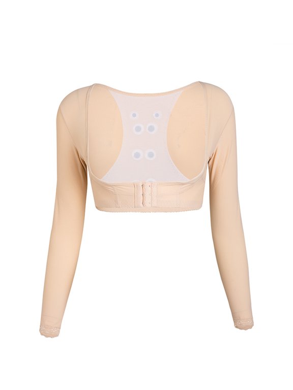 Women Shape Tops Arm Compression Post Surgery Front Closure Bra Tank Top Shapewear