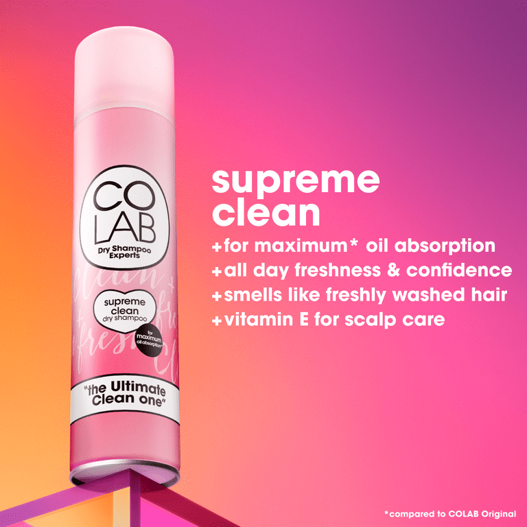 COLAB Dry Shampoo Supreme Clean - Fresh Marine-Inspired Scent