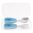 thumbnail image 1 of 1 Set Lovely Newborn Learning Fork Household Baby Flatware Infant Feeding Tools, 1 of 8