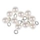 thumbnail image 3 of 2x10pcs Plastic Round Faux Pearl Charms Pendants Diy Jewelry Findings 8mm------Product code 83789, 3 of 5