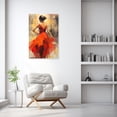thumbnail image 2 of ZHONGYUTONG Dancing Canvas Wall Art Dancer Girls Pictures Ballet Women Painting Elegant Dancer Poster for Living Room Decor Framed (28.00" x 42.00"), 2 of 5