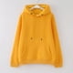 thumbnail image 3 of Gibobby Sudaderas para niños pequeños, playera de algodónNiñas Niños Invierno Manga Larga Bolsillo Sudadera Con Capucha Tops Sudadera Ropa Color Sólido(Amarillo, 4-5 Años), 3 of 5