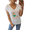 2-White, variant on GIFFIMY Women's Unique Animal Graphic V-Neck Short Sleeve T-Shirt Soft Fabric Everyday Wear