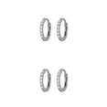 thumbnail image 1 of Sonducket Pendientes de aro de 2 uds., colgante de abalorio de plata dorada, joyería de boda para mujeres y niñas, regalo a la moda Type4 NO4, 1 of 6