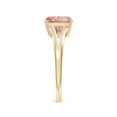 thumbnail image 3 of ANGARA Natural Split Shank Cushion 1.8 ct Morganite Engagement Ring in 14K Yellow Gold for Women | Birthday, Anniversary, Jewelry Gift for Women | Natural Morganite Ring, 3 of 11