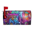 thumbnail image 2 of Lsque Neon Free Play Mailbox Cover Standard Size ,Magnetic Mailbox Covers Post Wraps Letter Box Cover -21x18 in, 2 of 9