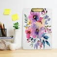 thumbnail image 4 of Flower Bouquet Acrylic Clipboards A4 Standard Letter Size Clipboard 12.5" X 9" Clip Board for Students Teacher Office, 4 of 7
