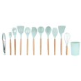 thumbnail image 3 of ANGGREK Home Supplies,Cookware Set,12Pcs Light Green Silicone Non‑Stick Kitchenware Set With Storage Box, 3 of 8