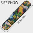 thumbnail image 3 of Yayeee Double Oven Mitt Kitchen Heat Resistant Baking 35" x7" Quilted Glove, Art Path, 3 of 6