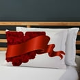 thumbnail image 4 of Duvet Cover Set Rose Heart Shaped Printed Bedspreads Women Adult Valentine's Day Bed Gift Bedding Suit, 4 of 6