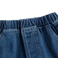 thumbnail image 4 of BULLPIANO 1-6Y Toddler Boys Girls Jean Short Kids Baby Denim Shorts Elastic Waist Fashion Short, 4 of 9