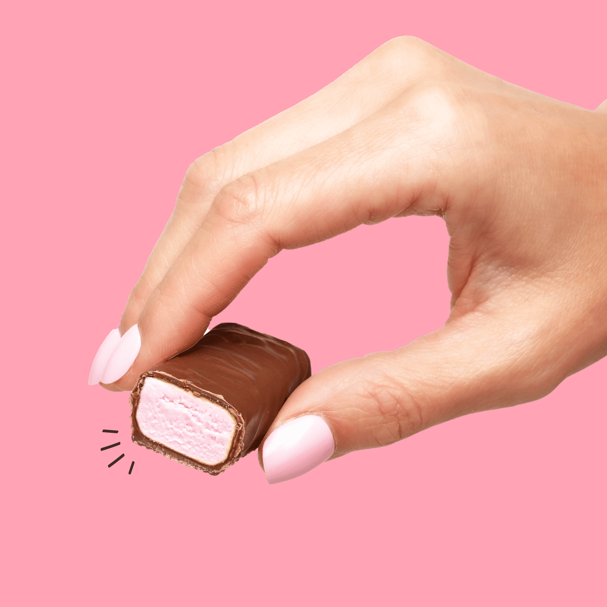 Clio Strawberry Greek Yogurt Mini Bar in Chocolatey Coating, 0.78 oz, 8 Ct