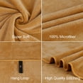 thumbnail image 3 of Bath Towels 2 Pack Towel Sets (30" x 60") - Extra Absorbent, Fast Drying Solid Color Camel, 3 of 7