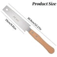 thumbnail image 2 of Kilougeis Japanese Hand Saw,Double Edge Sided Pull Saw Flexible Blade,Flush Cut Beech Handle Wood Saw for Woodworking Tools Clearance, 2 of 5