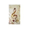 thumbnail image 2 of MKHERT Beautiful Music Notes Hand Towel 16x28 inches for Bathroom or Sports, 2 of 2