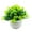 Green, variant on Artificial Flower Heads Artificial Potted Plants Plastic Greenery In Pots Small Faux Topiary Shrubs For Centerpiece Desk Room House Decor Decoration
