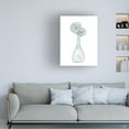 thumbnail image 3 of Canvas Wall Art - Line and Brush 'Floral Glass Bunch 1' Wall Art for Living Room, Bedroom, or Office Décor by Trademark Fine Art - 35 x 47 Inches, 3 of 4