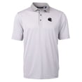thumbnail image 2 of Men's Cutter & Buck Gray Chicago Bears Big & Tall Virtue Eco Pique Micro Stripe DryTec Tri-Blend Recycled Polo, 2 of 3
