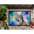 thumbnail image 3 of Carolines Treasures DAC2563JMAT 0.15 x 24 x 36 in. Siberian Husky Hippie Dawg Indoor or Outdoor Mat, 3 of 5