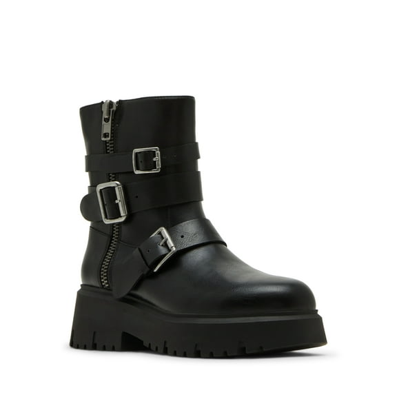 Madden Girl Women's Mally Buckle Ankle Bootie