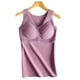 thumbnail image 1 of Chaleco de ropa interior térmica para mujer Camisola sin mangas cálida Chaleco de encaje equipado con sujetador para mujer - Rosa, 1 of 5
