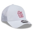thumbnail image 3 of Men's New Era White St. Louis Cardinals 2026 Batting Practice Apex 9FORTY Adjustable Trucker Hat, 3 of 5