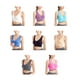 thumbnail image 3 of Jumpingount Sujetador deportivo Push Up de 3 piezas: agrega forma y definición al entrenamiento Sujetadores sin costuras Top Fitness Ropa Ropa interior azul L, 3 of 6